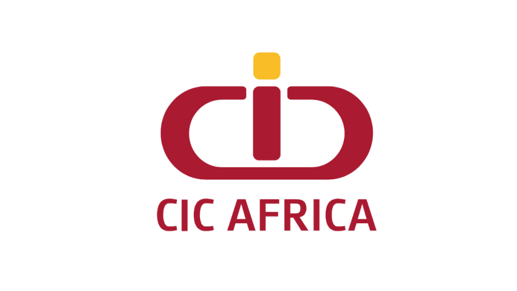 CIC Insurance Group logo and office building in Kenya