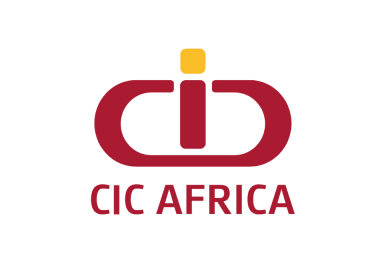 CIC Insurance Group logo and office building in Kenya