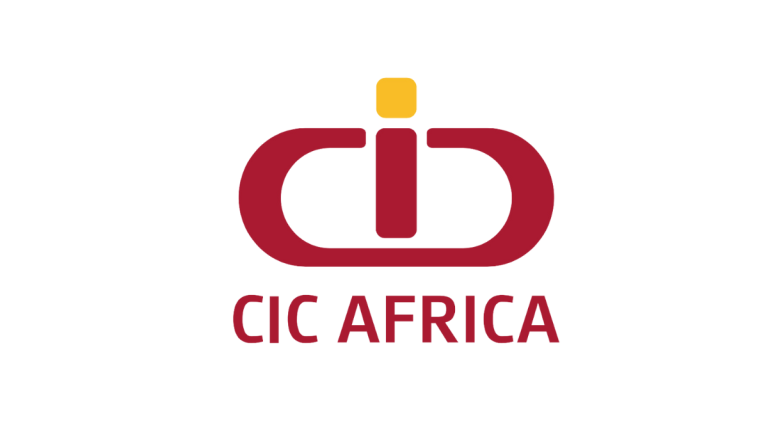 CIC Insurance Group logo and office building in Kenya